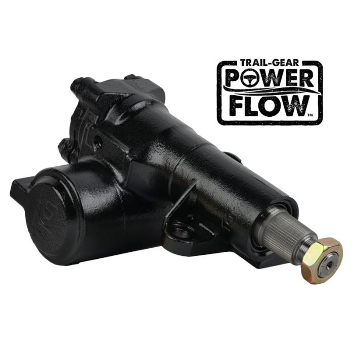 IFS-style Trail-Gear Power Flow steering box used in classic Toyota Pickup and 4Runner steering applications