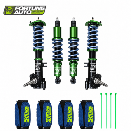Fortune Auto AE86 500 Series coilover spring and mount configuration