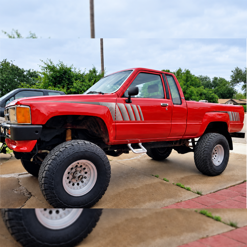 1987–1988 SR5 4x4 decal kit for 1984–1988 Toyota Pickup – product photo 2