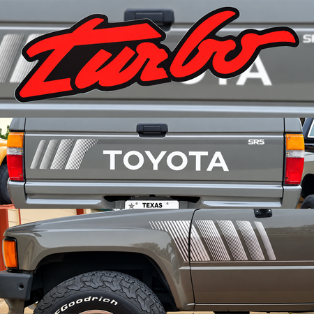 1987–1988 SR5 4x4 decal kit for 1984–1988 Toyota Pickup – product photo 3
