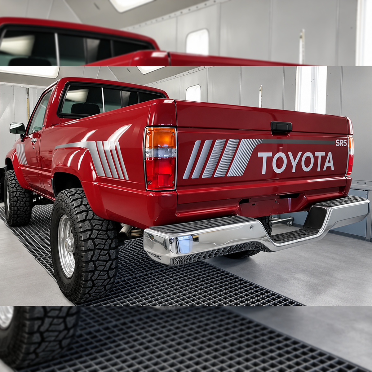 1987–1988 SR5 4x4 decal kit for 1984–1988 Toyota Pickup – product photo 6