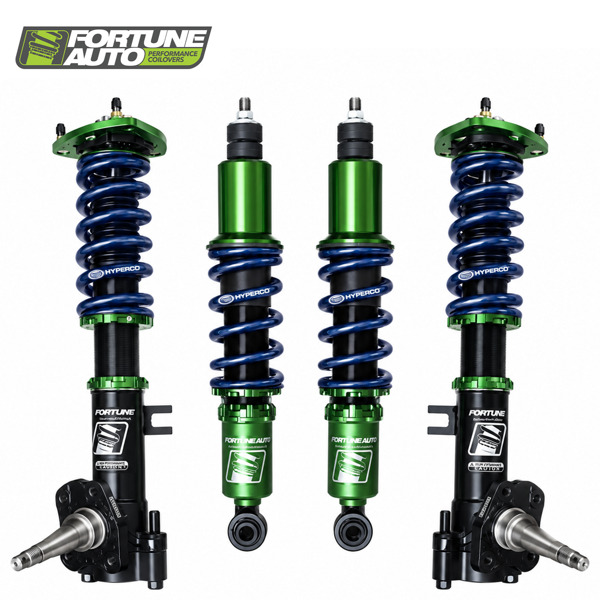 Fortune Auto 500 Series AE86 true rear coilover configuration detail