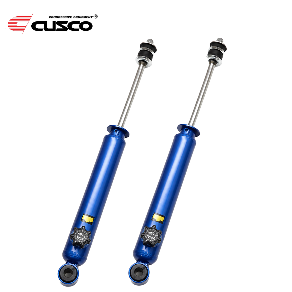 AE86 CUSCO 14-Way Adjustable Twin-Tube Rear Shock Absorber Set (1983-87 Corolla)