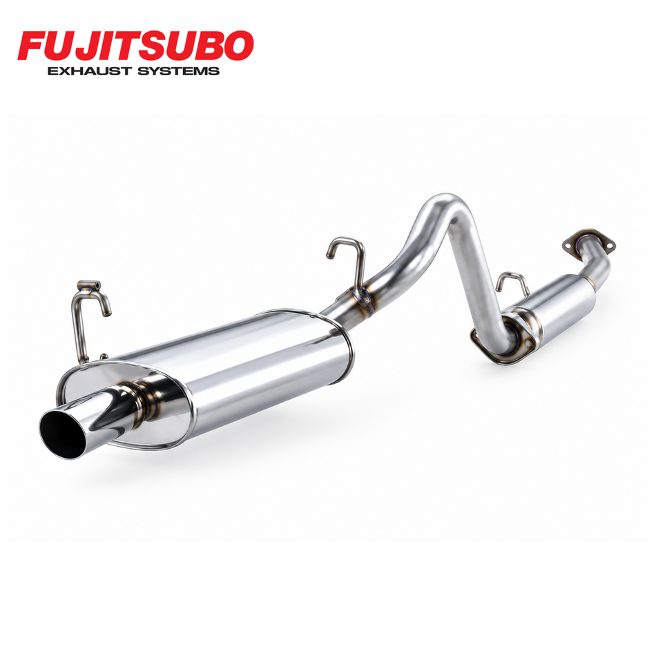 AE86 FUJITSUBO Legalis R W-Tail Cat-Back Exhaust System (Corolla 1983-87)