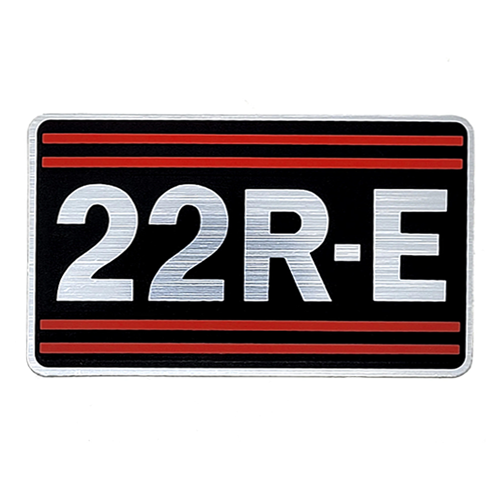 22RE Valve Cover Decal