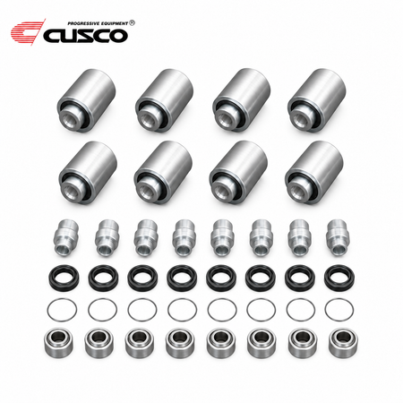 CUSCO AE86 rear control arm pillowball bushings detail view