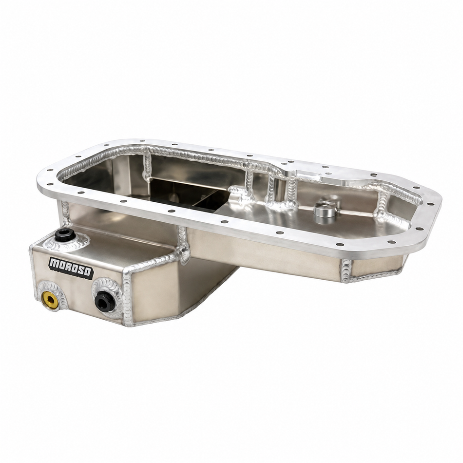 AE86 Moroso Aluminum Road Race Front-Sump Oil Pan (1983-87 Corolla)