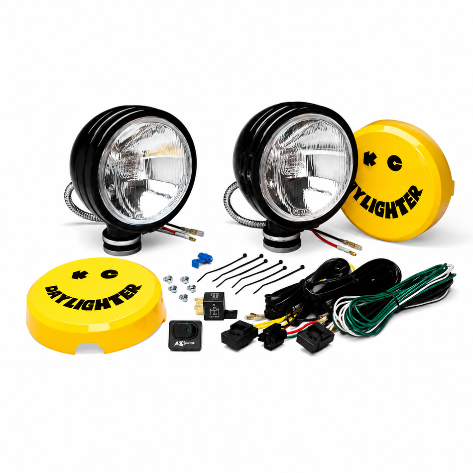 KC HiLiTES Daylighter 6in. Halogen Light 100W System