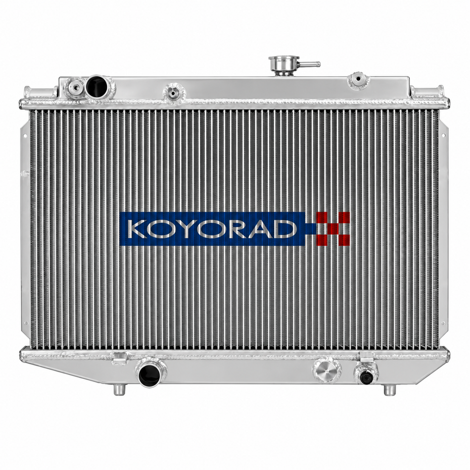 AE86 Koyo V-Core BEAMS Swap Aluminum Performance Radiator (1983-87 Corolla)