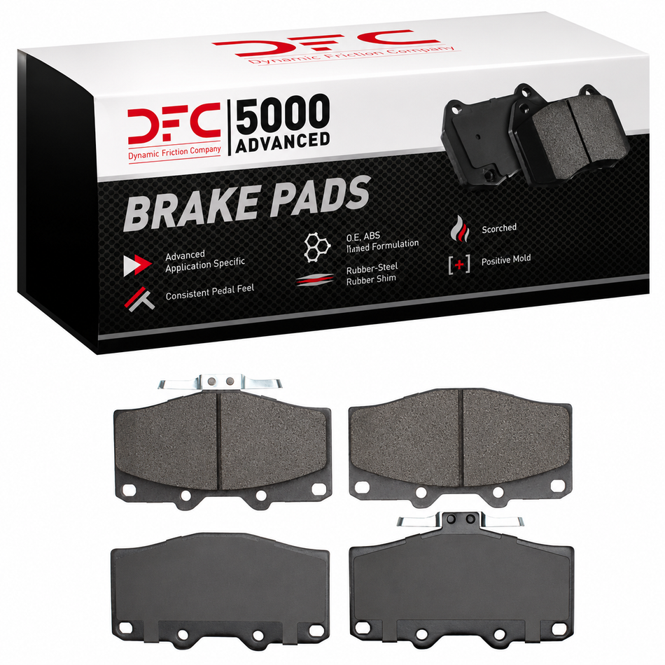 DFC 5000 Ceramic Brake Pads 4WD (1989-95 4Runner/Pickup)