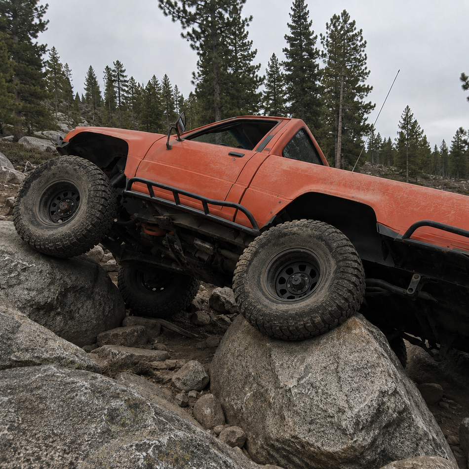 All-Pro Off Road Kick-Out Rock Sliders (1984-95 4Runner/Pickup)