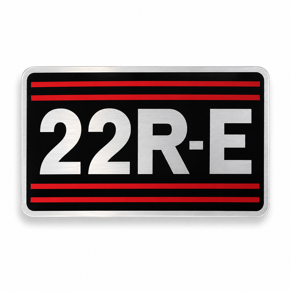 22RE Valve Cover Decal (1984-95 4Runner/Pickup)