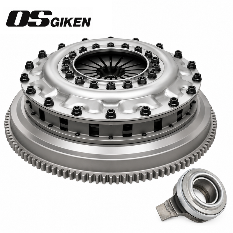 AE86 OS Giken TS2 Soft-Diaphragm Twin Plate Clutch Kit w/ Flywheel | 4A-GE (1983-87 Corolla)