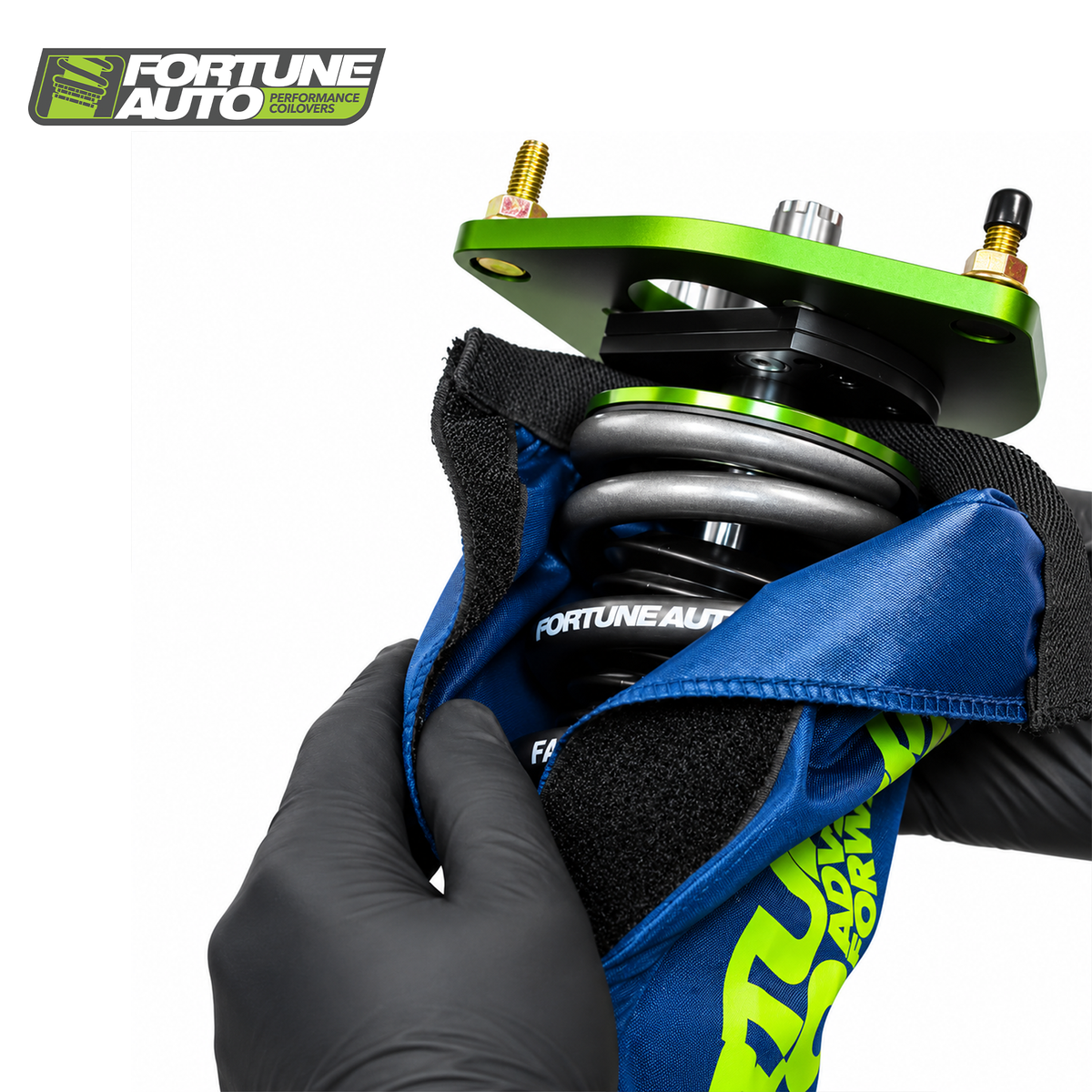 Fortune Auto 500 Series damper and coilover assembly for AE86 Corolla