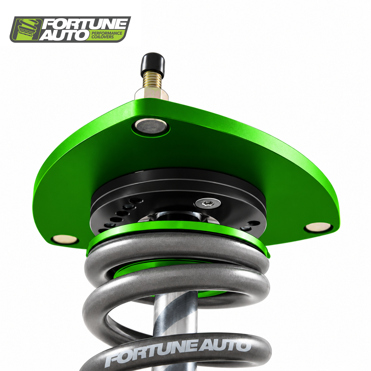 Fortune Auto green coilover top mount assembly