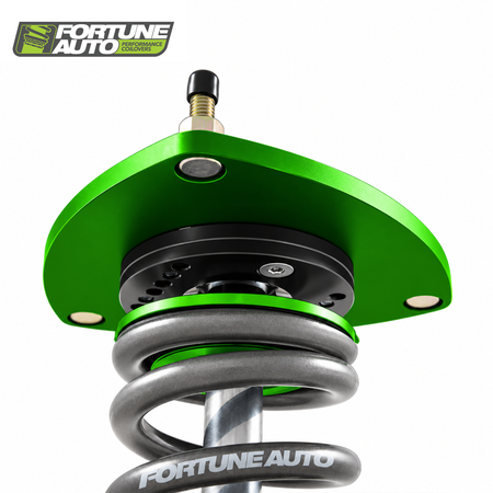 Fortune Auto green coilover top mount assembly
