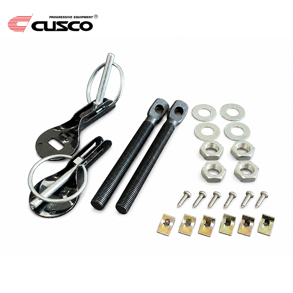 AE86 CUSCO Black Aluminum Hood Pin Set product image