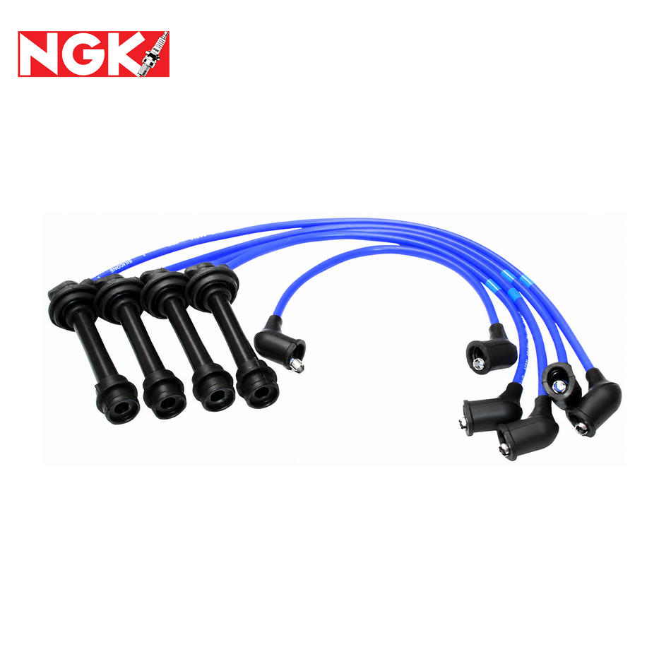 AE86 NGK Blue Silicone Spark Plug Wire Set (Corolla 1983-1987)