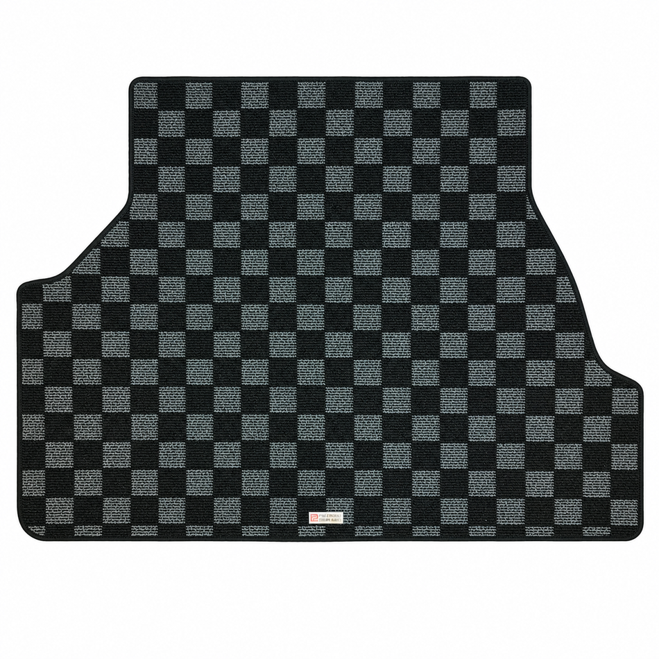 AE86 P2M Dark Grey Checkered Cargo Mat | 3-Door Hatchback (1983-87 Corolla)