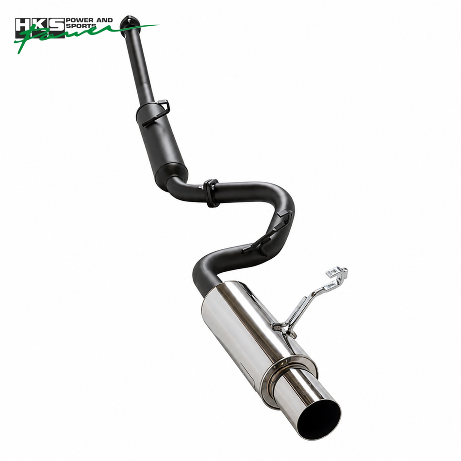 AE86 HKS Hi-Power Stainless Steel Cat-Back Exhaust System (1983-87 Corolla)