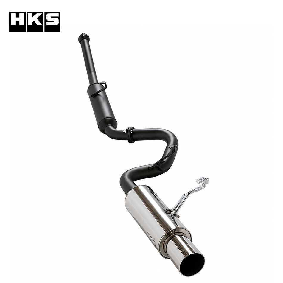 AE86 HKS Hi-Power Stainless Steel Cat-Back Exhaust System (1983-87 Corolla)