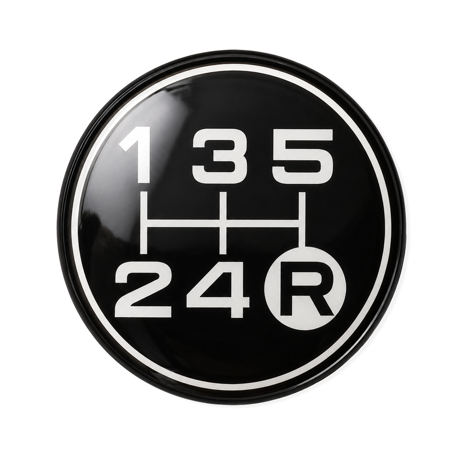 AE86 5 Speed Shift Pattern 27.5mm Decal OEM Style (1983-87 Corolla)