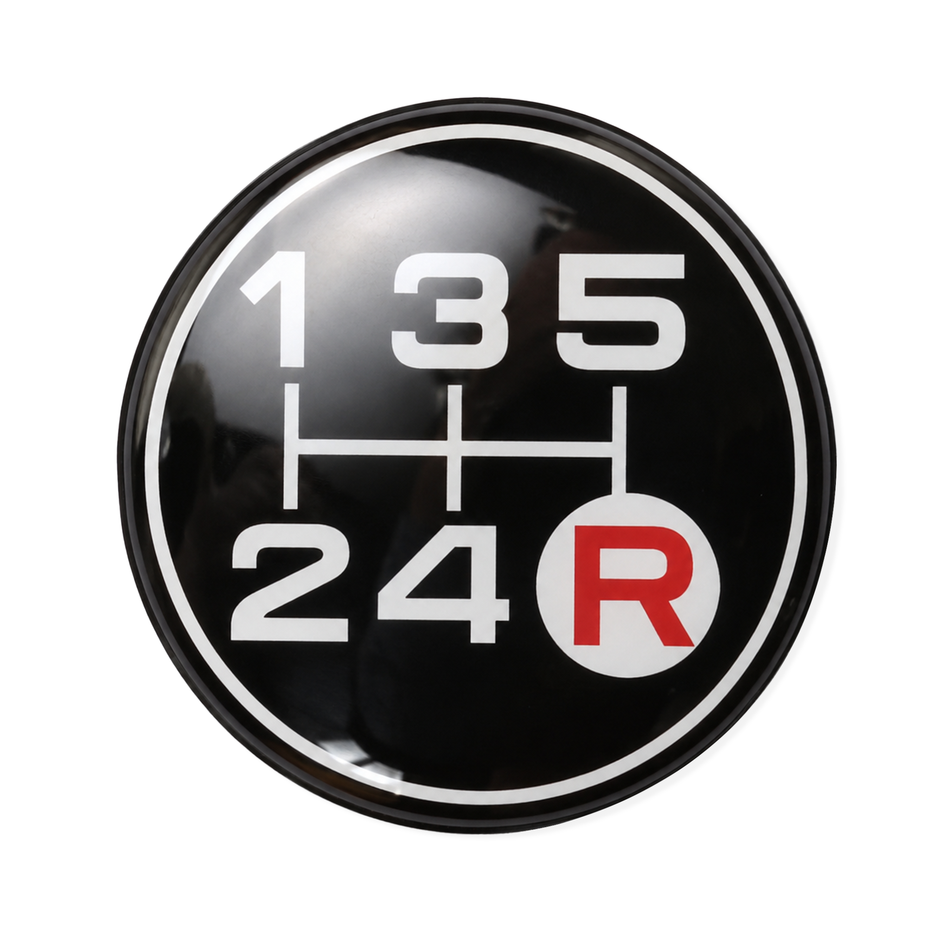 5 Speed Shift Pattern Decal OEM Style (1984-89 4Runner/Pickup)