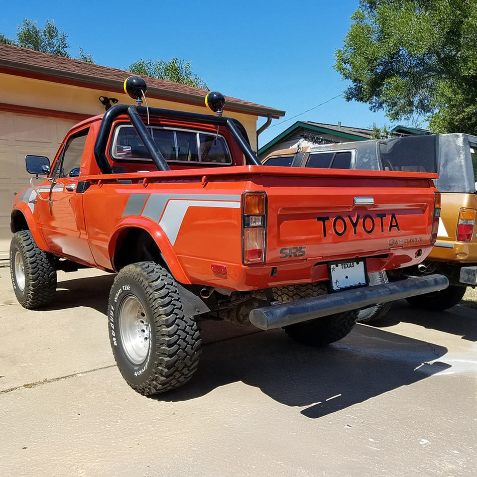1981-1983 Short Bed 4X4 SR5 Side Stripe Graphics Kit w/ Tailgate Decals(1979-1983 Pickup)