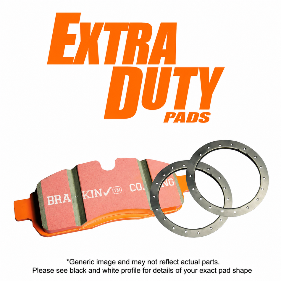 EBC Extra Duty Front Brake Pads 4WD V6 (1989-95 4Runner/Pickup)