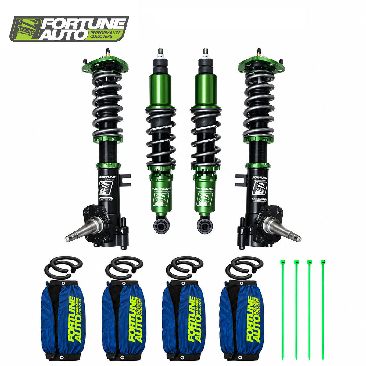 Fortune Auto 500 Series AE86 coilover spring upgrade configuration