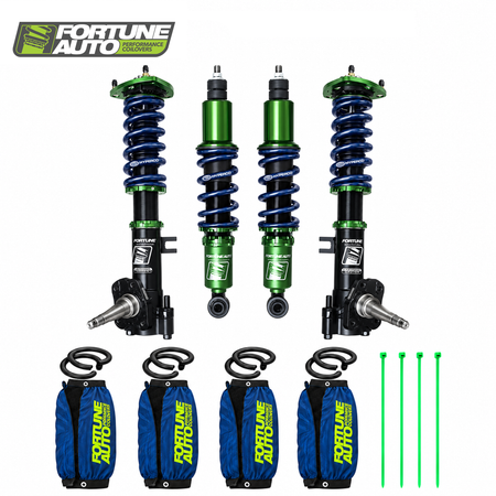 Fortune Auto 500 Series AE86 coilover configuration with spring options