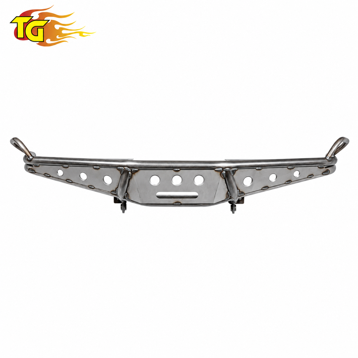 All-Pro Off-Road front tube bumper for 1989-1995 Toyota Pickup and 1990-1995 4Runner 4WD with fill plates and side handles