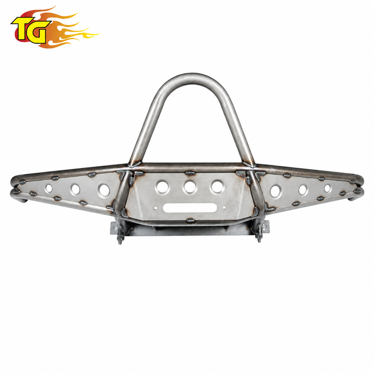 All-Pro Off-Road front tube bumper for 1989-1995 Toyota Pickup and 1990-1995 4Runner 4WD with stinger and fill plates