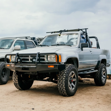 ARB Deluxe front winch steel bumper for classic Toyota truck
