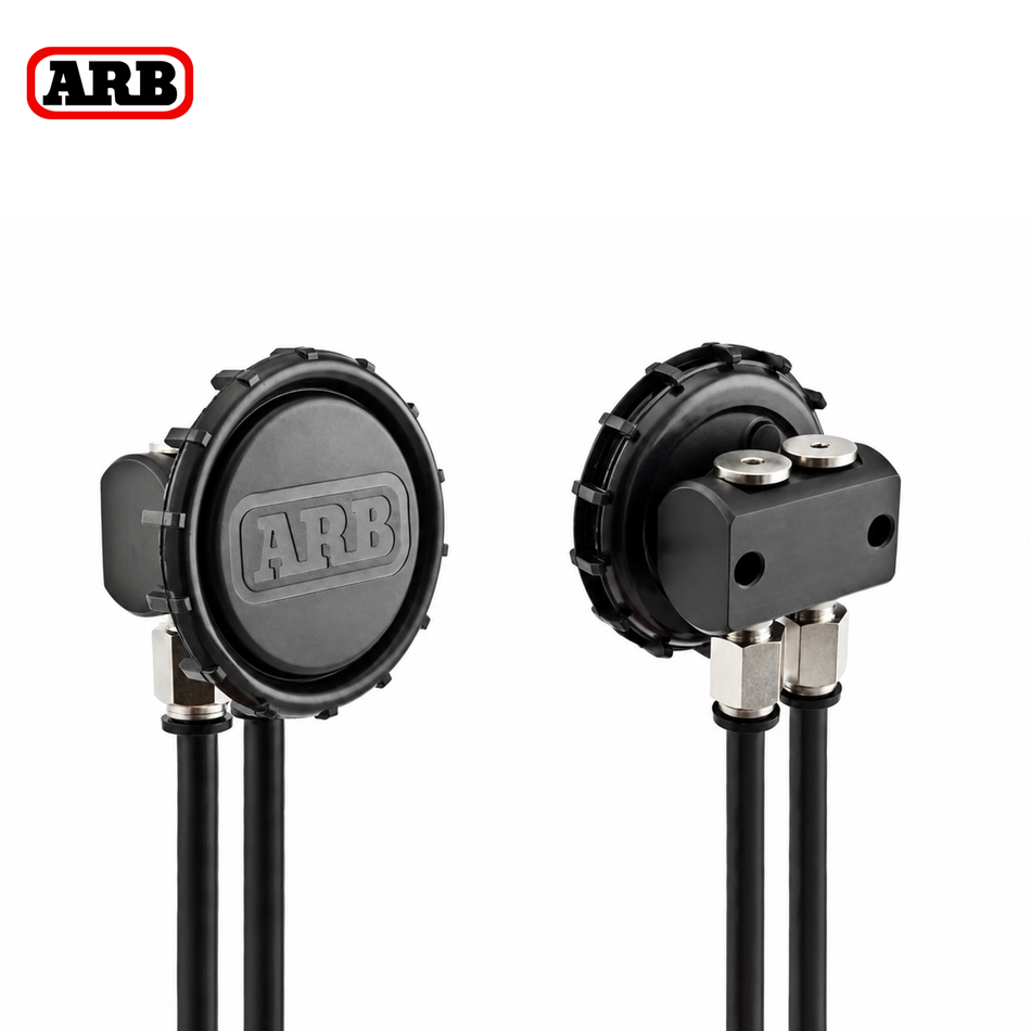 ARB differential breather manifold and filter assembly
