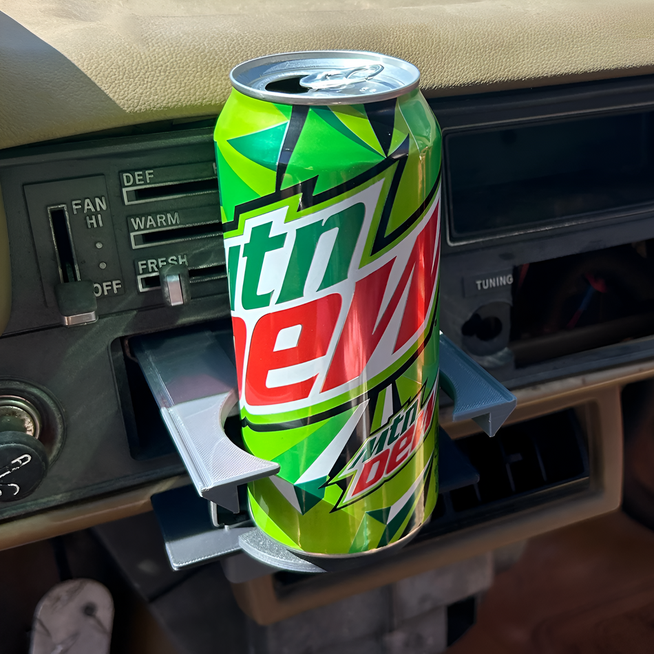 Ashtray cup holder extended from 1979-83 Toyota Pickup dashboard location