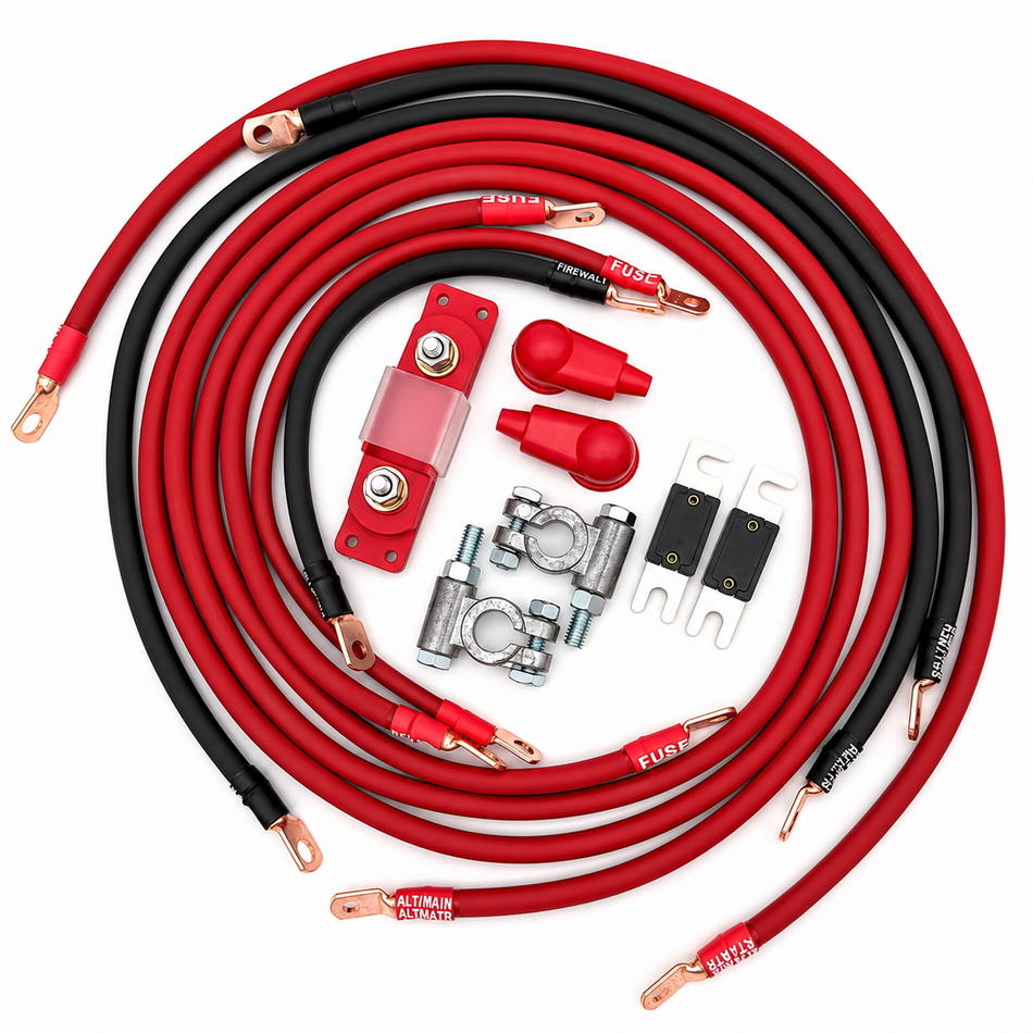 Big 7 22RE battery cable upgrade kit