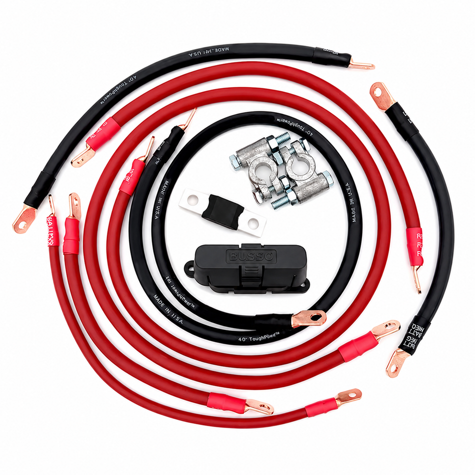 Big 7 3VZ-E V6 battery cable upgrade kit
