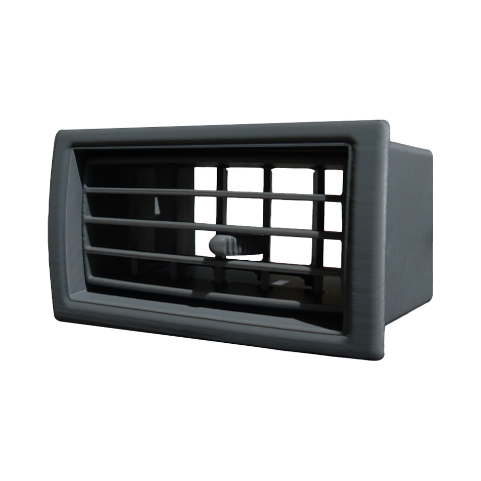 Gray center A/C vents for early and late 1984-89 Toyota dashboards