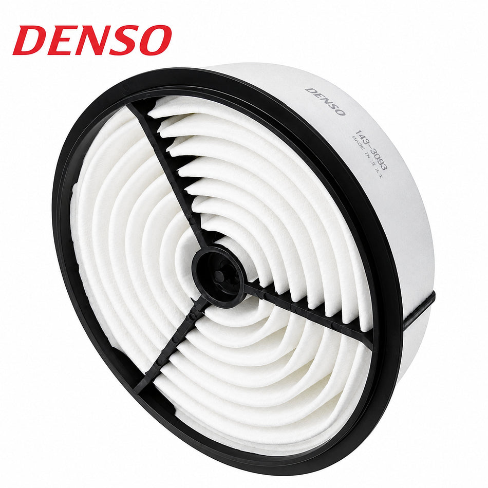 DENSO First Time Fit circular engine air filter pleated media for Toyota 3VZ-E applications