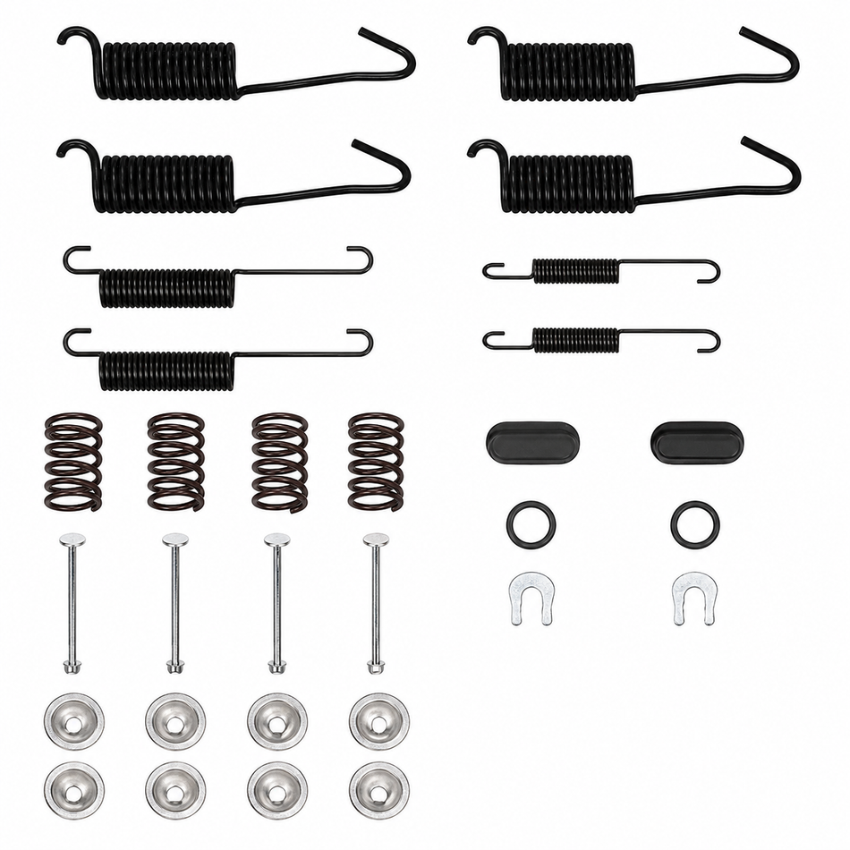 DFC rear drum brake hardware components for Toyota 4Runner 4WD