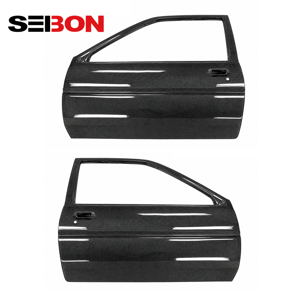AE86 SEIBON OEM-Style Carbon Fiber Door Set (1983-87 Corolla)
