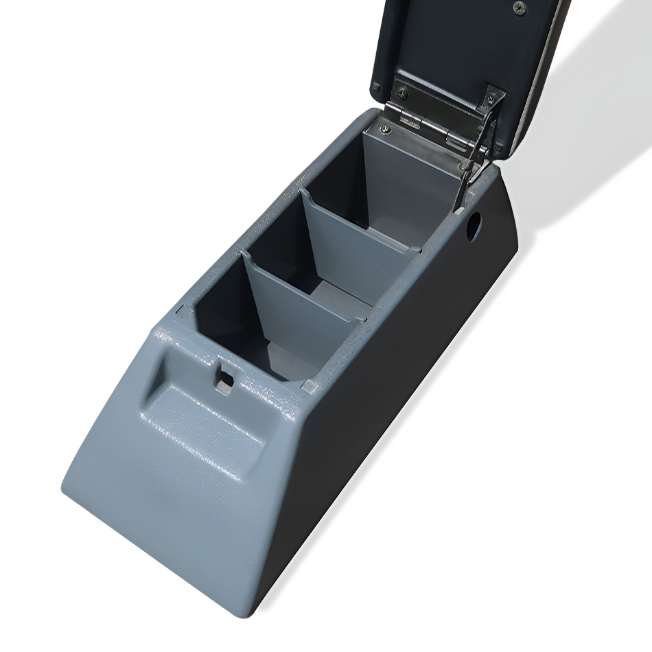 Preserve Rad center-console divider installed in factory double-stack console