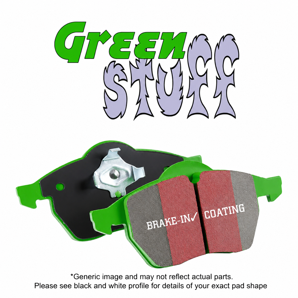 EBC Greenstuff front brake pads for Toyota Pickup and 4Runner