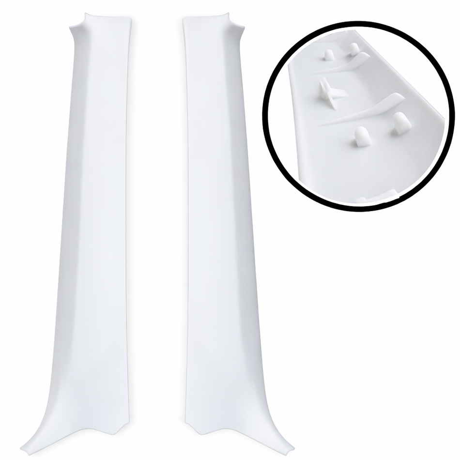 Flintstone Fab A-pillar interior trim panel pair for 1984-89 Toyota 4Runner and 1984-88 Pickup