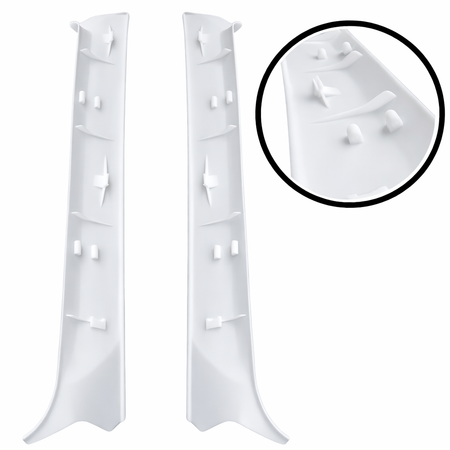 Driver and passenger A-pillar interior trim panel set for classic Toyota 4Runner and Pickup