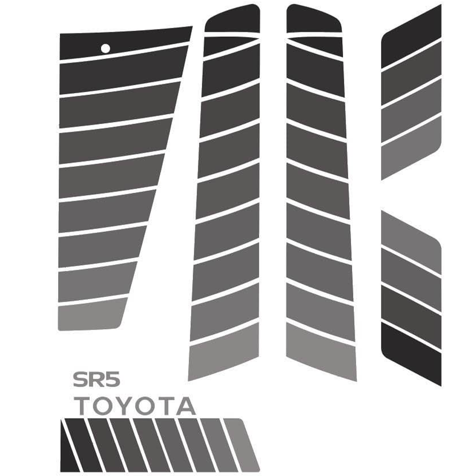 1984-1985 SR5 Gray/Silver Exterior Graphics/Decal Kit