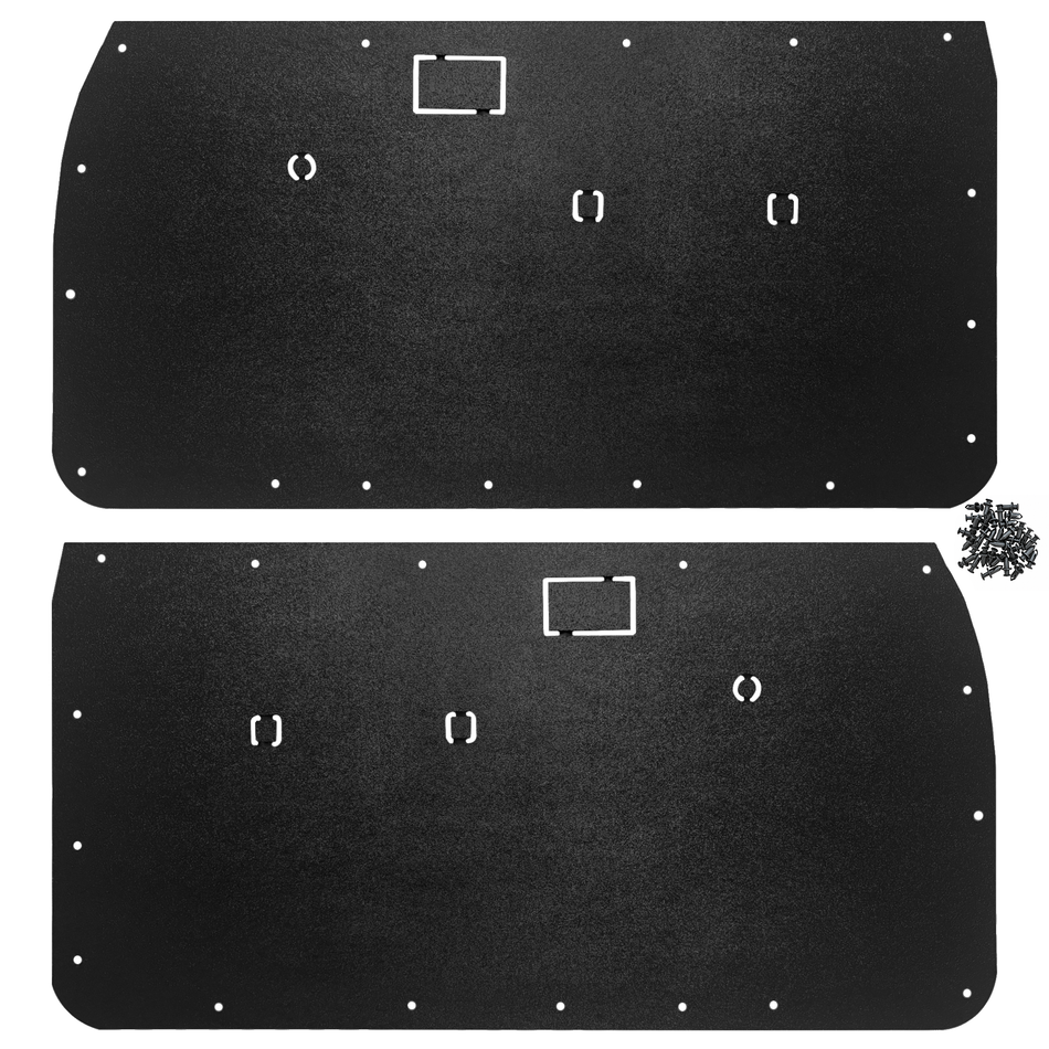 Heavy-duty ABS crank-window front door panels for 1989-95 Toyota Pickup