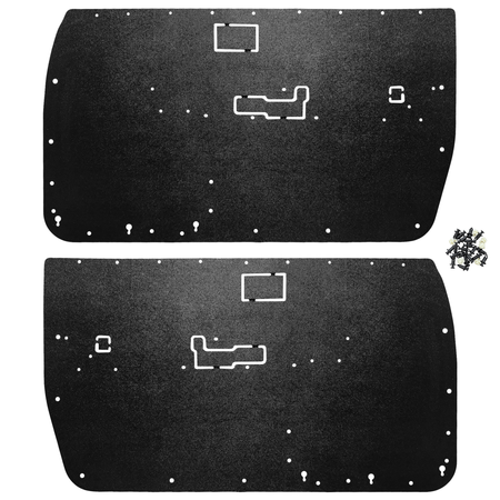 Heavy-duty ABS power-window front door panels for 1990-95 Toyota 4Runner