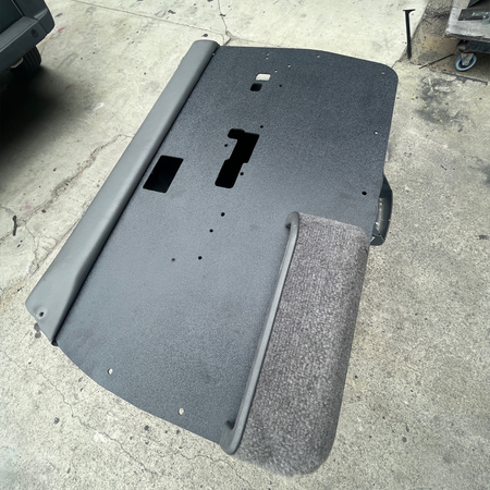 ABS front door panel mounting and speaker opening detail